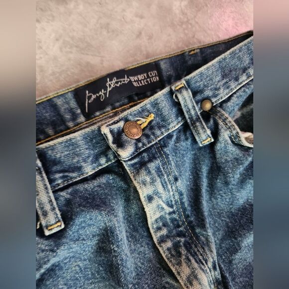 Vintage Distressed Wrangler Jeans 31 x 34 Worn Aged - Picture 4 of 8